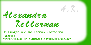 alexandra kellerman business card